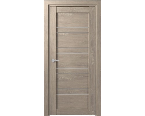 Дверь межкомнатная экошпон D-15 дуб шале седой