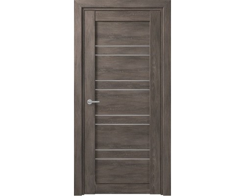 Дверь межкомнатная экошпон D-15 дуб шале графит