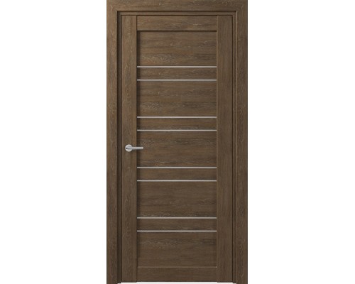 Дверь межкомнатная экошпон D-15 дуб шале корица