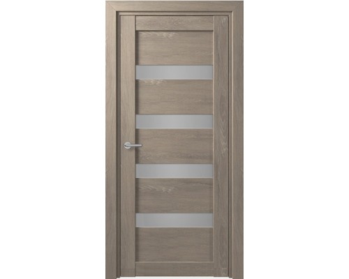 Дверь межкомнатная экошпон D-16 дуб шале седой
