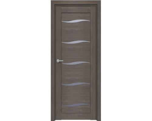 Дверь межкомнатная экошпон D-1 дуб шале графит