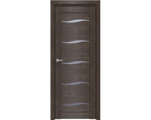 Дверь межкомнатная экошпон D-1 дуб шале корица