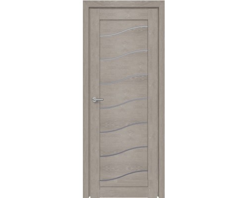 Дверь межкомнатная экошпон D-2 дуб шале седой