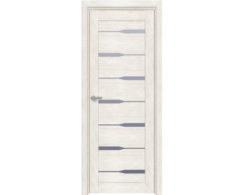 Дверь межкомнатная экошпон D-4 дуб шале снежный