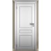 дверь из массива ольхи Бостон ДГ белая эмаль