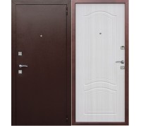 Дверь металлическая "Доминанта" белый ясень