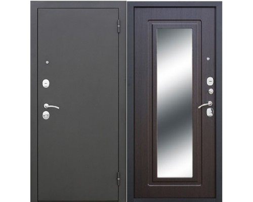 Дверь металлическая "Царское зеркало Муар" венге