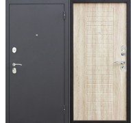 Дверь металлическая "Гарда муар 8 мм" дуб сонома 