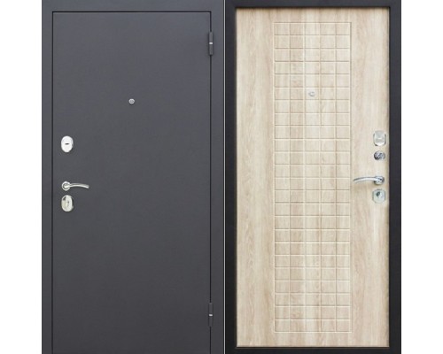 Дверь металлическая "Гарда муар 8 мм" дуб сонома 
