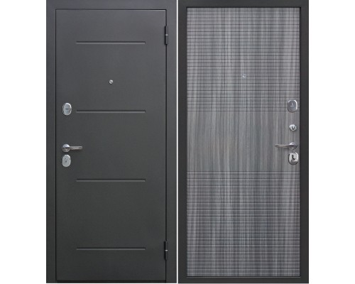 Дверь металлическая "Гарда муар 10 мм" венге тобакко