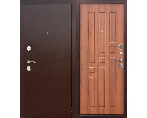 Дверь металлическая "Гарда" рустикальный дуб