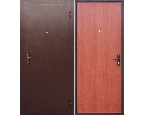 Дверь металлическая "Стройгост 5" рустикальный дуб