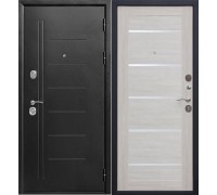 Дверь металлическая "Троя серебро царга" 