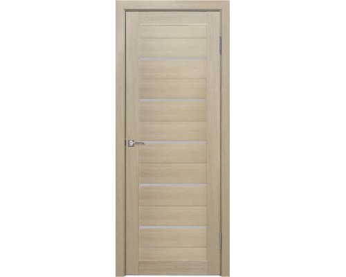 Дверь межкомнатная экошпон S-22 лиственница крем