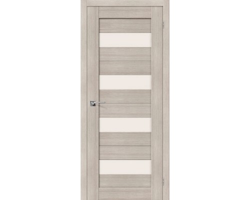 Дверь межкомнатная экошпон S-23 лиственница крем