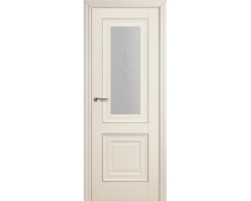 Дверь межкомнатная экошпон 28-X эшвайт