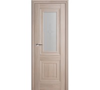 Дверь межкомнатная экошпон 28-X орех пекан