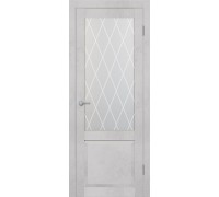 дверь экошпон ST-24 бетон белый